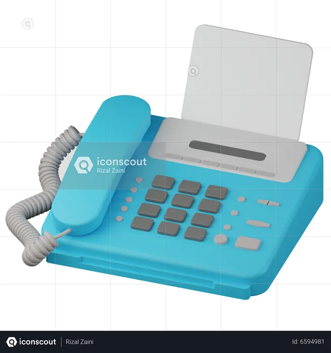 Fax Machine  3D Icon