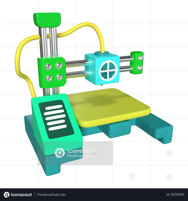 Fdm Mini 3 D Printer  3D Icon