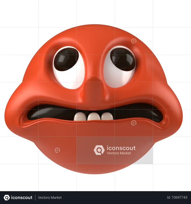 Fearful  3D Icon