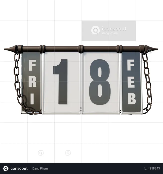 February 18, 2022 Fri  3D Illustration