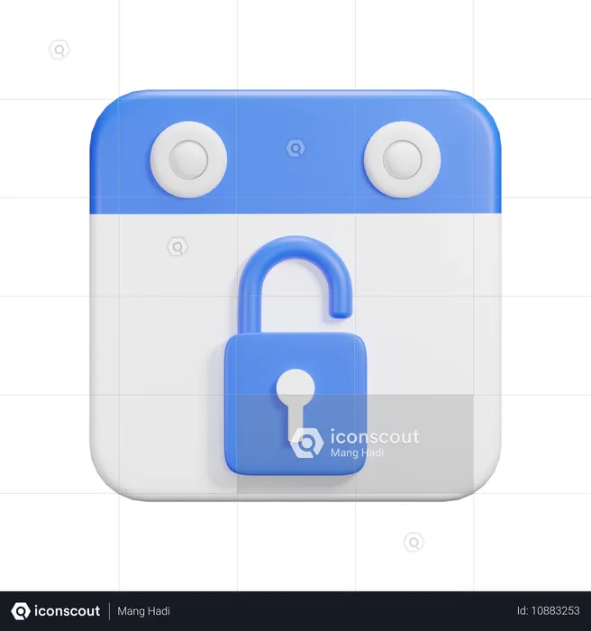 Fecha de desbloqueo  3D Icon