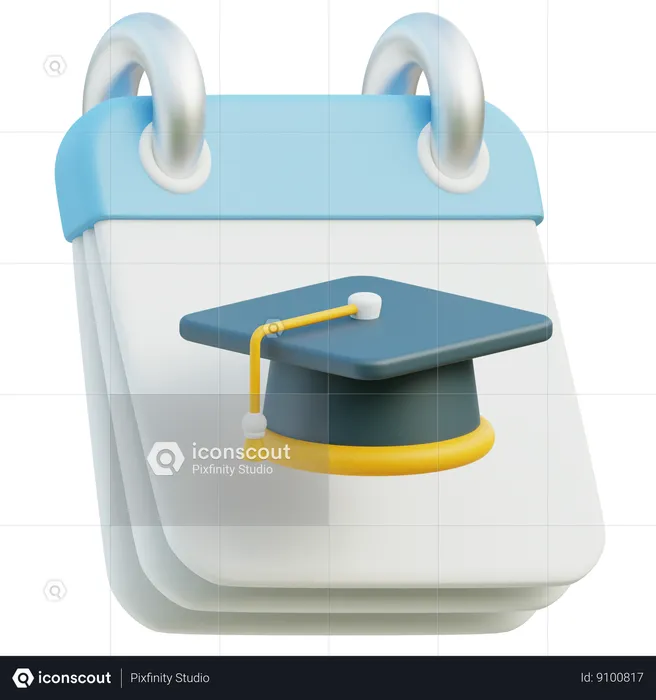 Fecha de Graduación  3D Icon