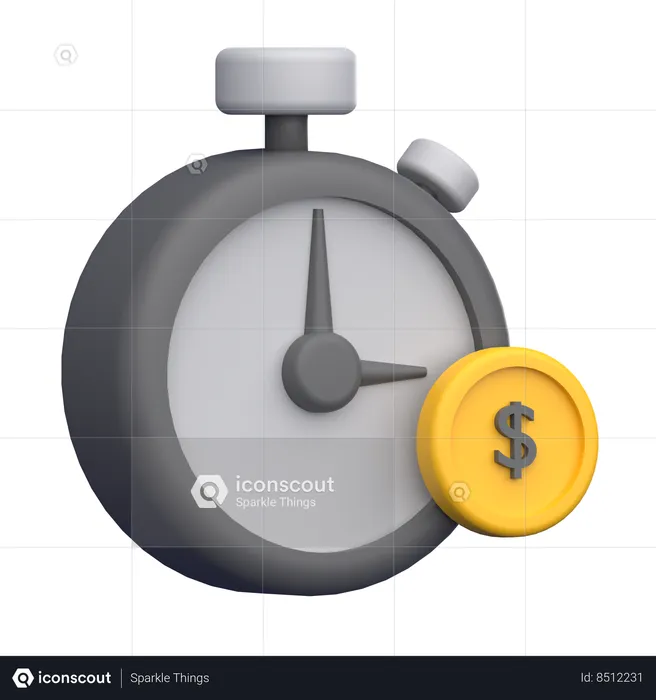 Plazo financiero  3D Icon