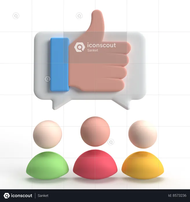 Opinião  3D Icon