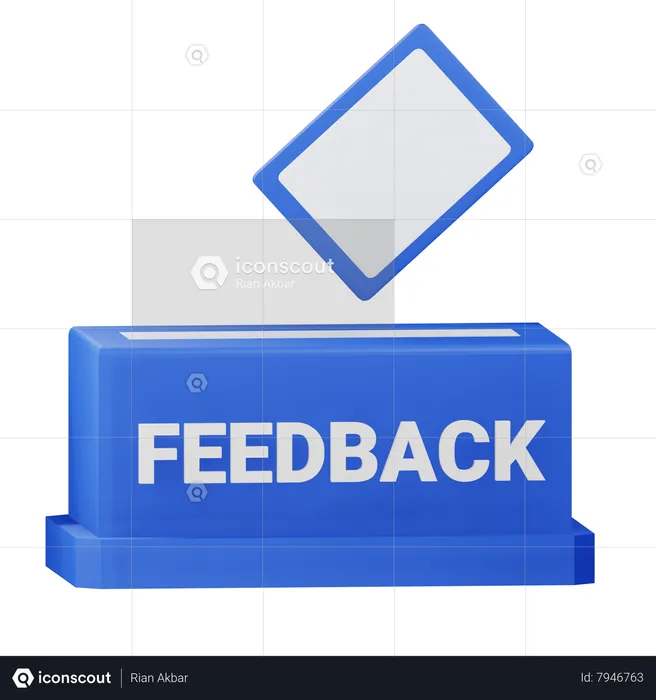 Feedback  3D Icon