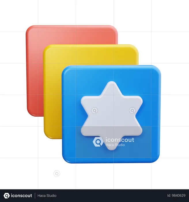 Feedback Layers  3D Icon