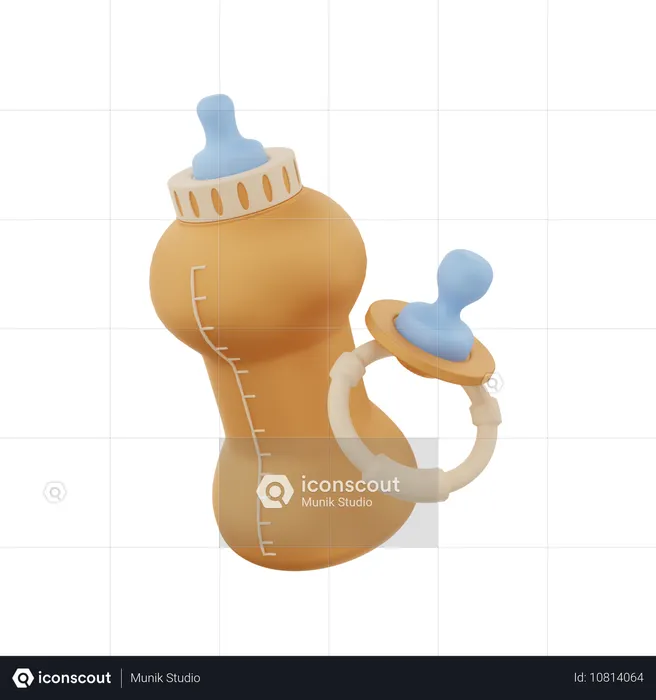 Feeding Bottle  3D Icon