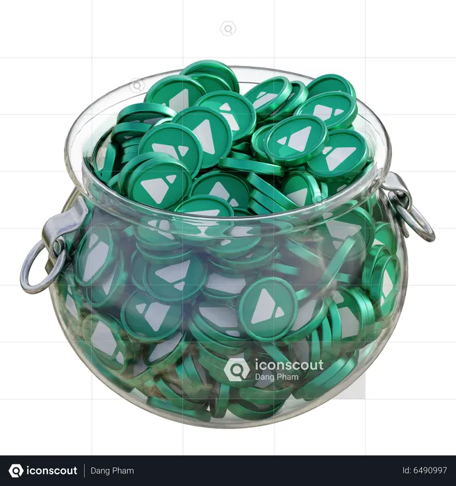 Fei Clear Glass Pot  3D Icon