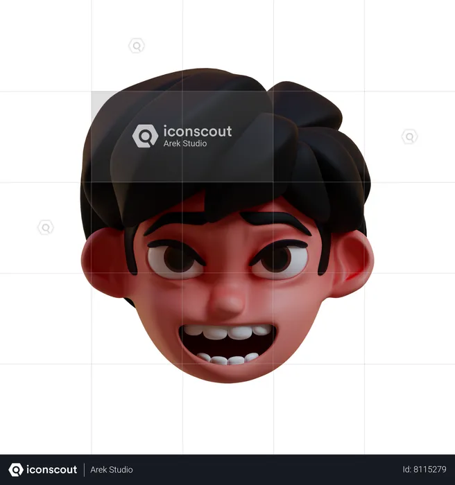 Feliz Emoji 3D Icon