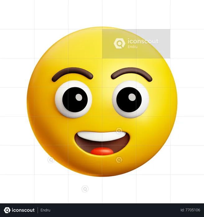 Feliz Emoji 3D Icon