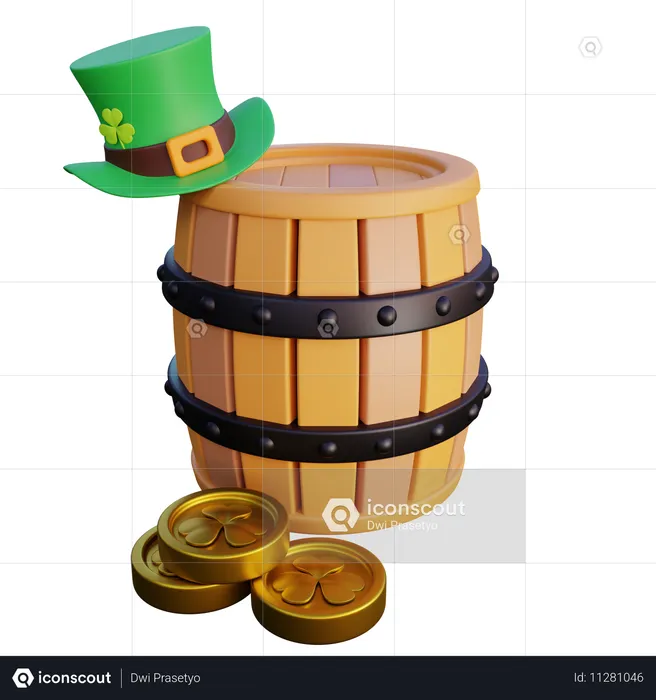 Feliz dia de San Patricio  3D Icon