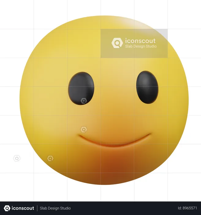 Emoji feliz Emoji 3D Icon