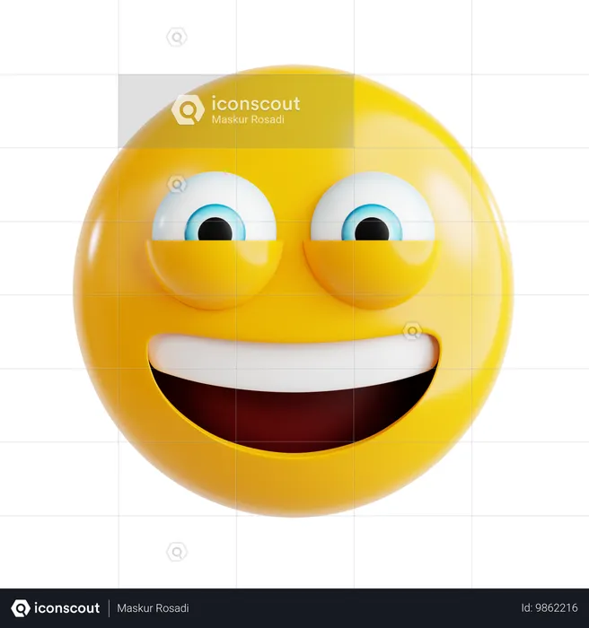 Emoji feliz Emoji 3D Icon