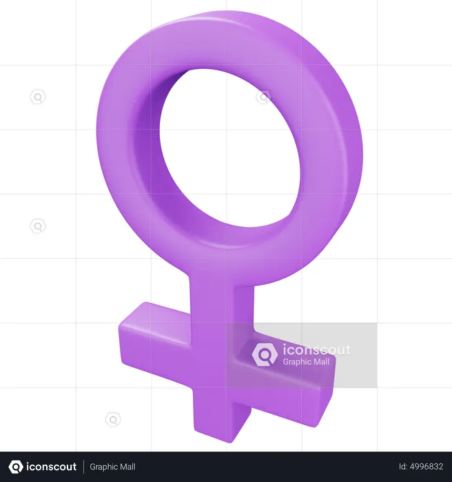 Female  3D Icon