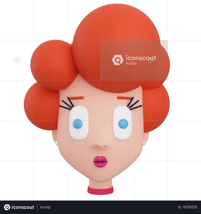 Female Avatar  3D Icon