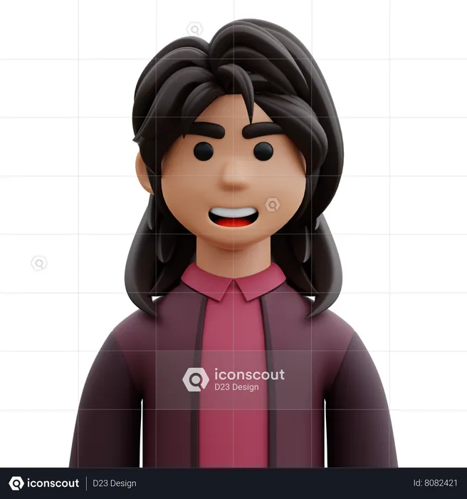 Female Employee  3D Icon