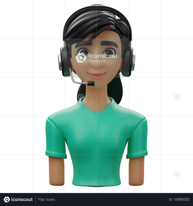 Female Guest  3D Icon