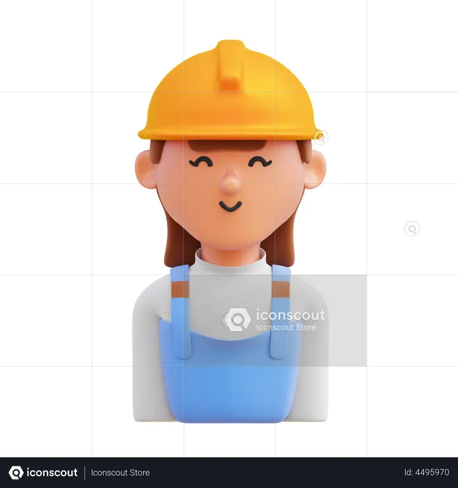 Female Labour  3D Illustration