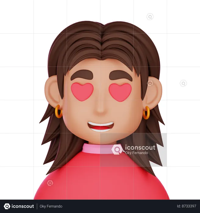 Female Love  3D Icon