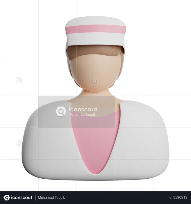 Female Nurse  3D Icon