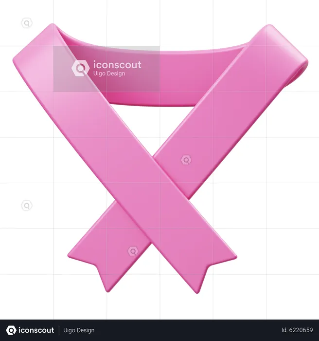 Female Ribbon  3D Icon