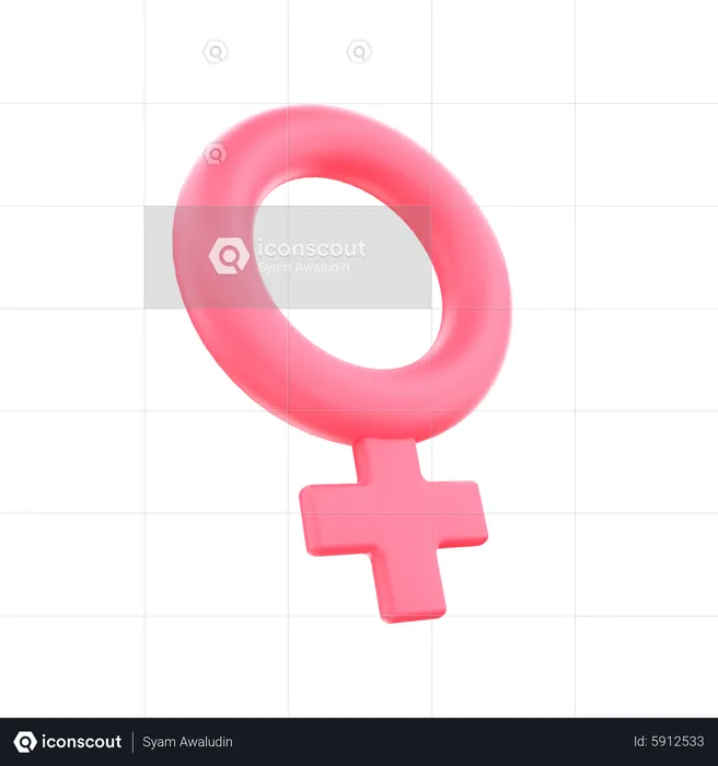 Female Sign  3D Icon