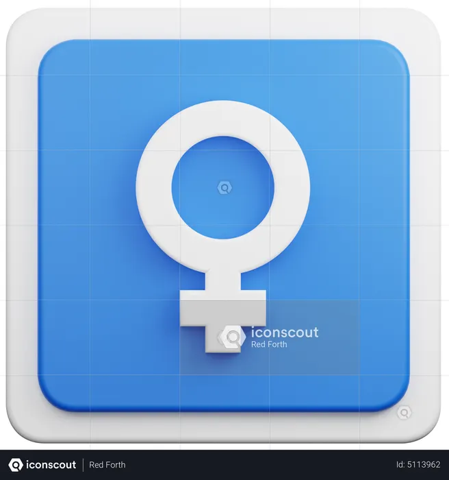 Female Sign  3D Icon