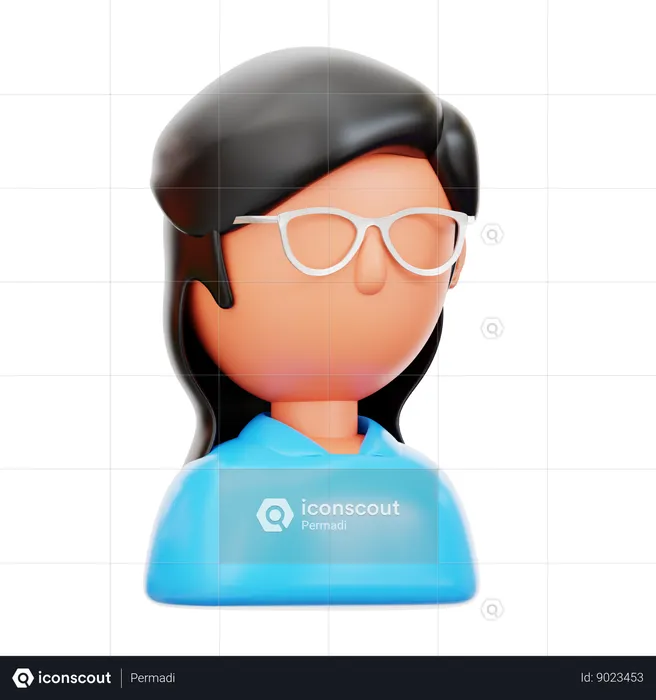 Female teacher  3D Icon