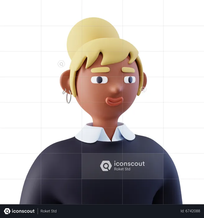 Female Teacher  3D Icon