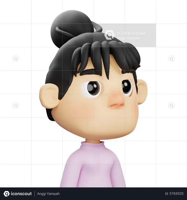 Femelle  3D Icon