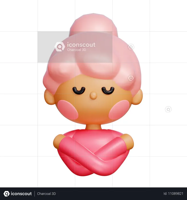 Femme  3D Icon