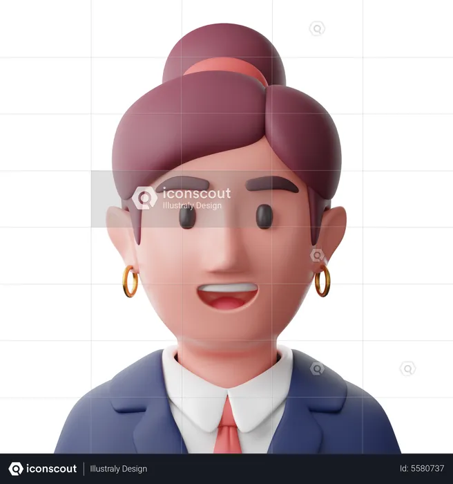 Femme d'affaires  3D Icon