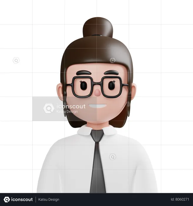 Femme d'affaires  3D Icon