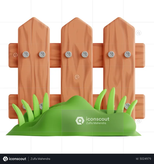 Fence  3D Icon