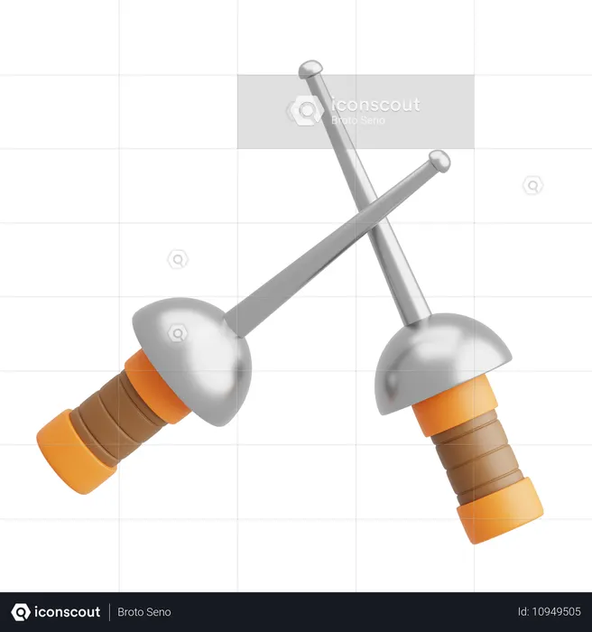 Fencing  3D Icon