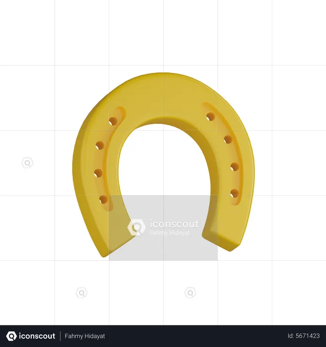 Ferradura  3D Icon