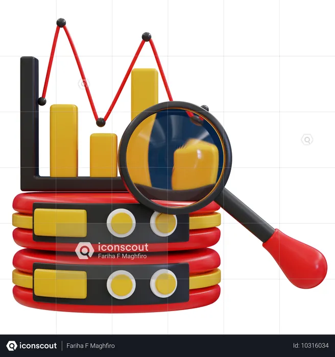 Ferramentas de análise de dados para desenvolvedores web  3D Icon