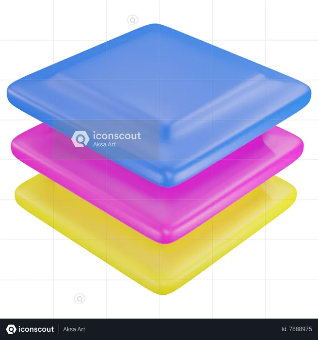 Ferramentas de camada  3D Icon