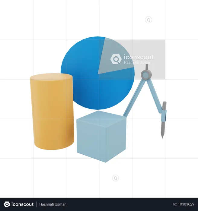 Ferramentas de geometria  3D Icon