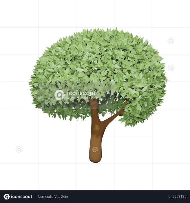 Fertile Tree  3D Icon