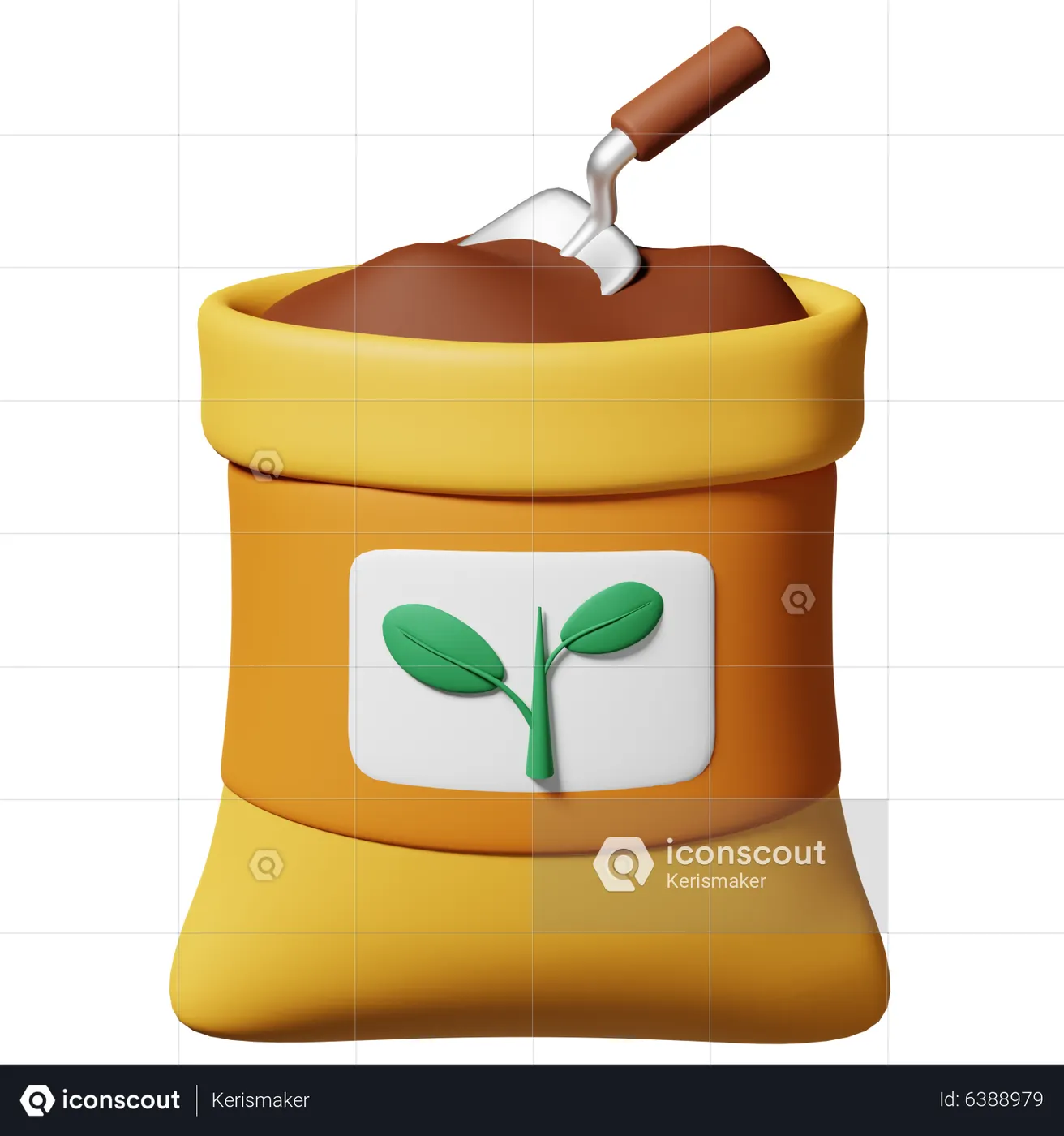 Fertilizer 3D Icon download in PNG, OBJ or Blend format