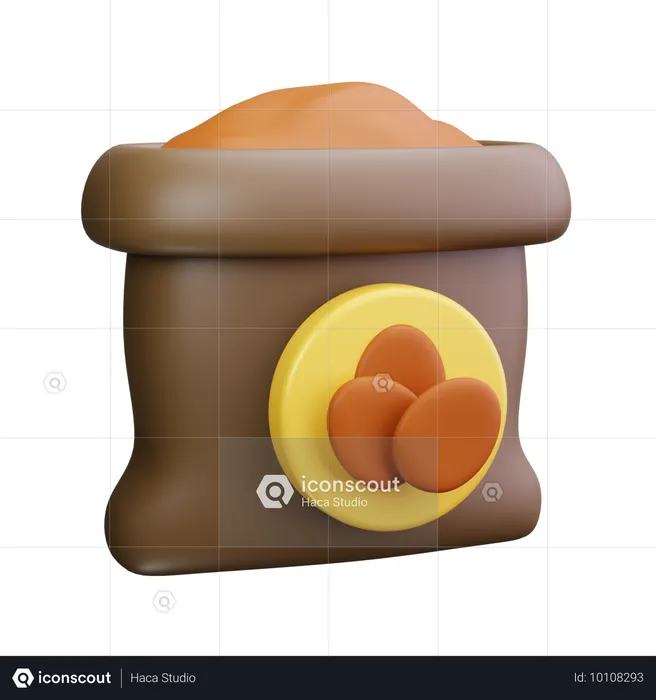 肥料袋  3D Icon