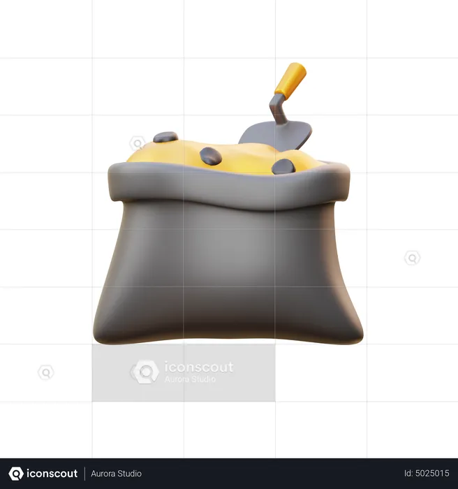 Fertilizer Bag  3D Icon