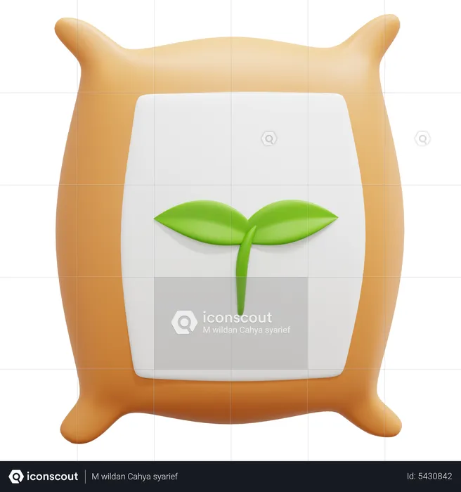 Fertilizers bag  3D Icon