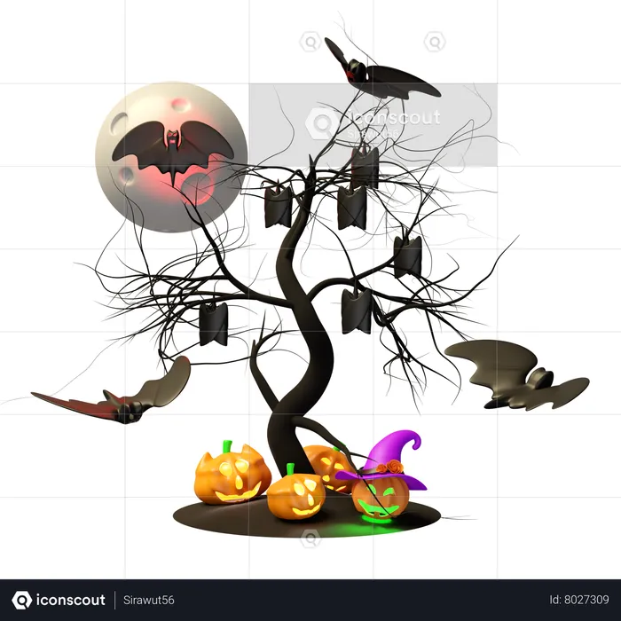 Festa de Halloween  3D Icon