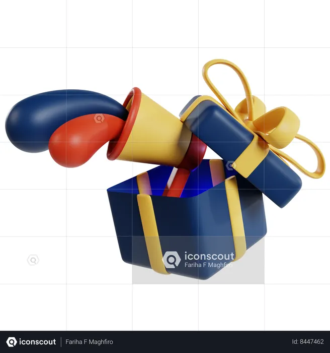Festive Wrapped Gift Boxes  3D Illustration