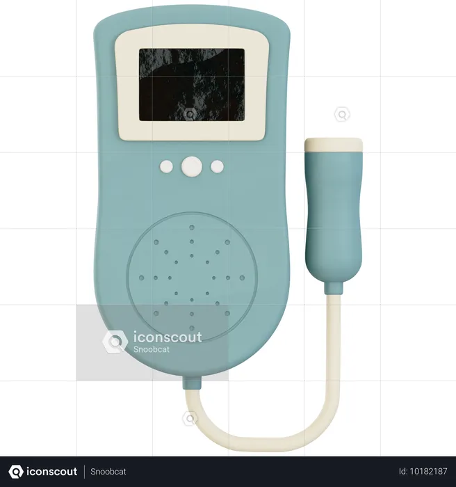 Fetal Doppler  3D Icon