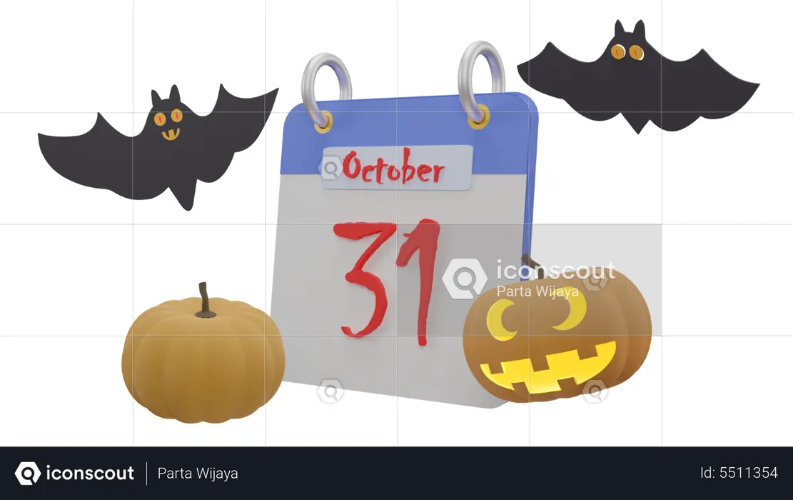 Fête d'Halloween  3D Icon