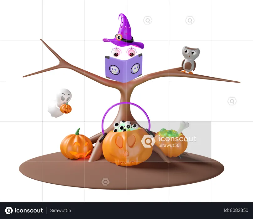 Fête d'Halloween  3D Icon