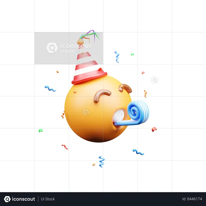 Emoji de fête  3D Icon